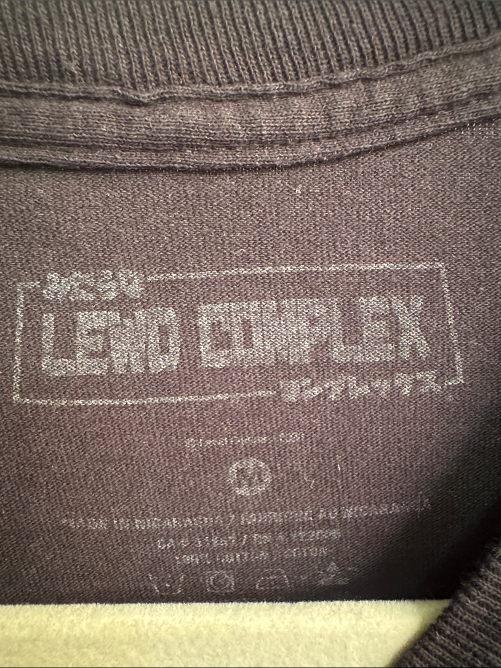Lewd Complex Black Graphic Long Sleeve Tee with Pink Anime Art - Picture 2 of 3